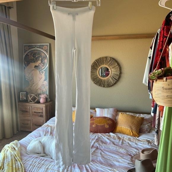 Naked Wardrobe - white ribbed pants - new without tags - Picture 2 of 5